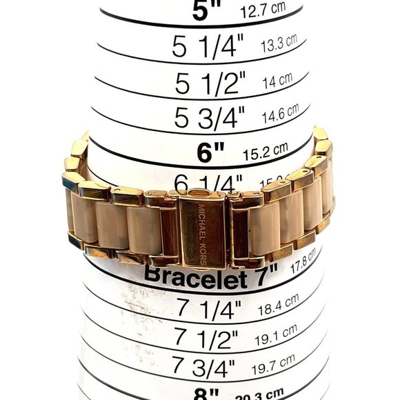 Michael Kors Parker Rose Gold-Tone Blush Acetate Band Women's Watch MK5896 - Picture 8 of 8